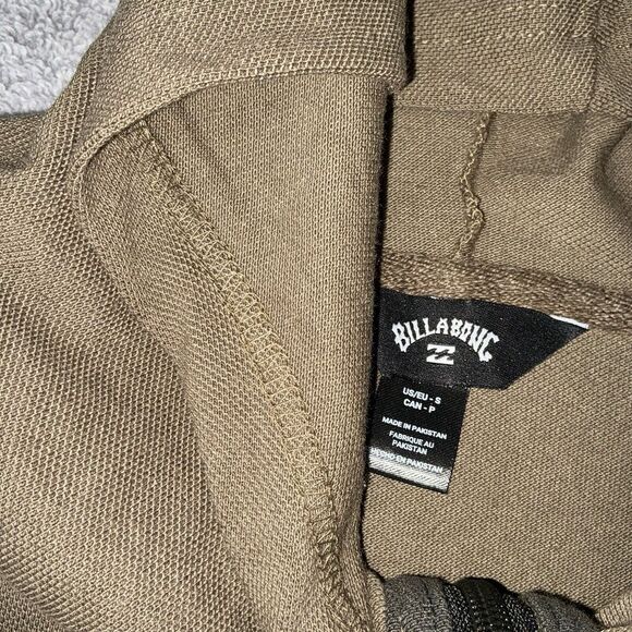 Billabong Mens Size S Abner Full Zip Hoodie Jacket Colorblock Brown‎ Gray - Picture 3 of 7